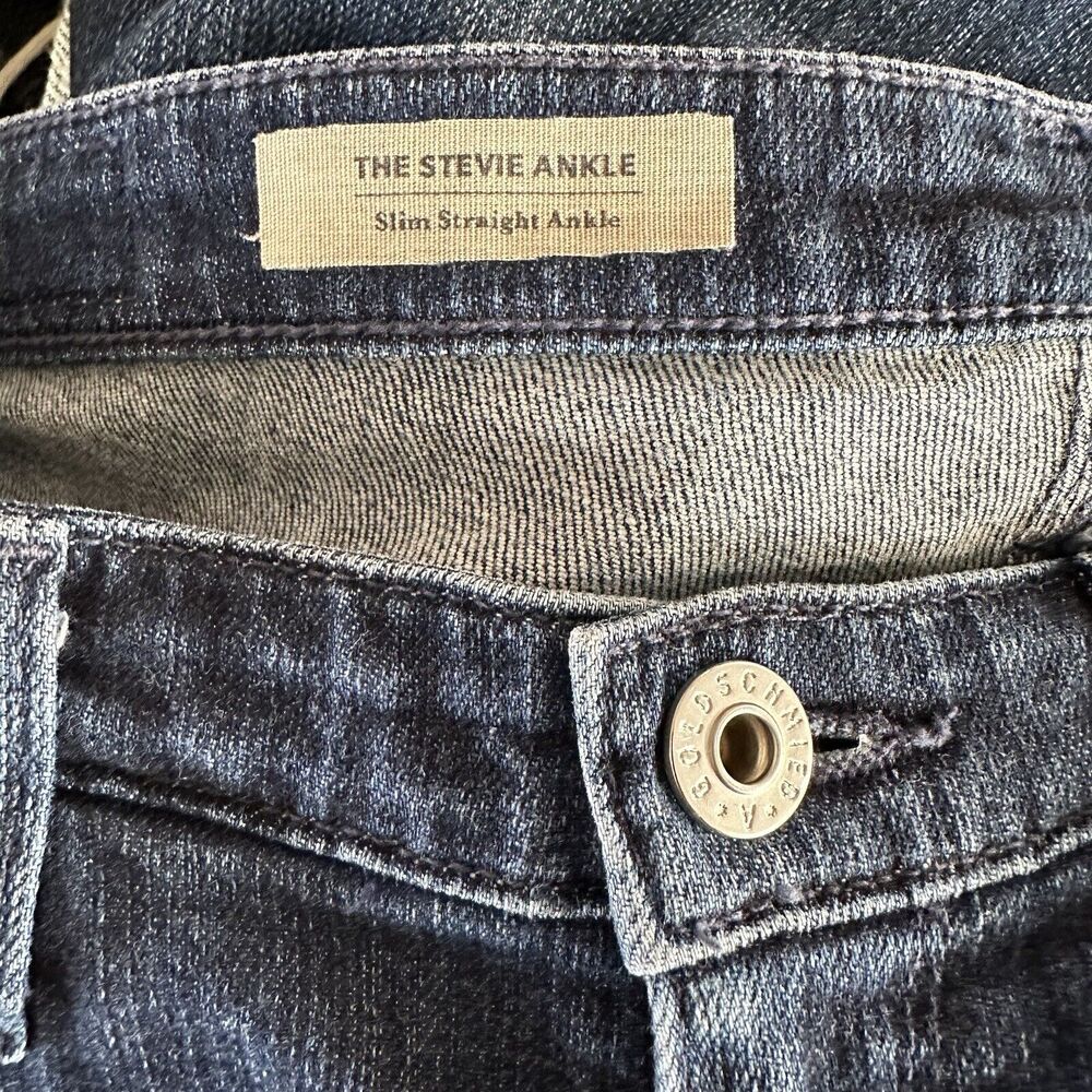 AG Adriano Goldschmied Stevie Ankle Slim Straight Jeans Size 28 - Picture 7 of 8